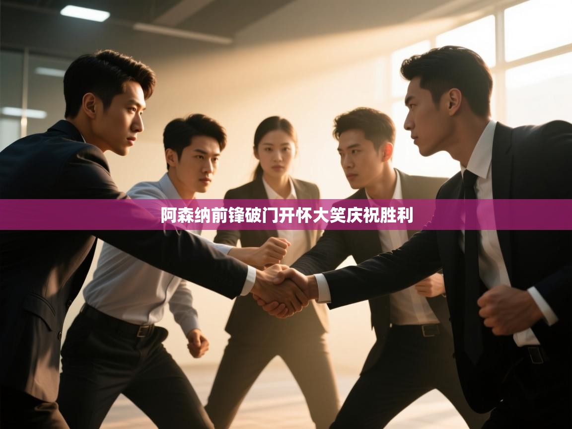 阿森纳前锋破门开怀大笑庆祝胜利